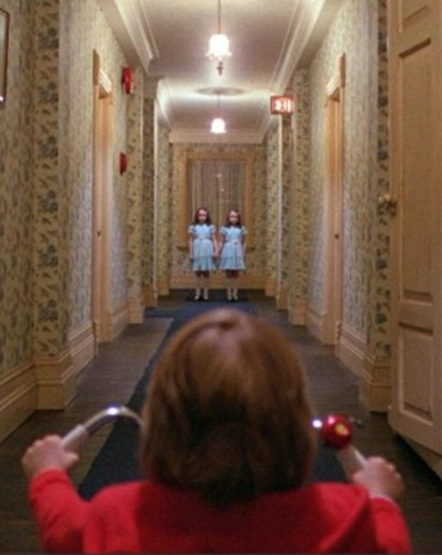 danny from the shining seeing the Grady twins
